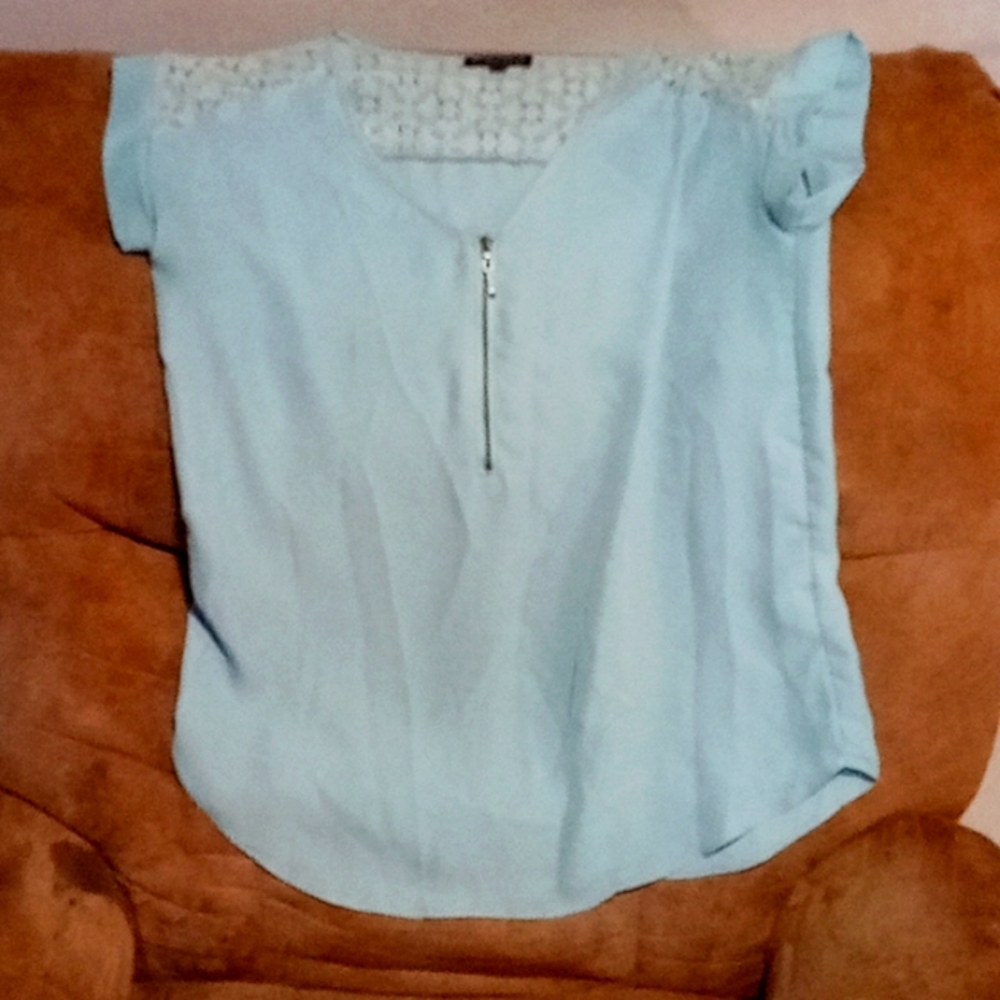 A blue shirt